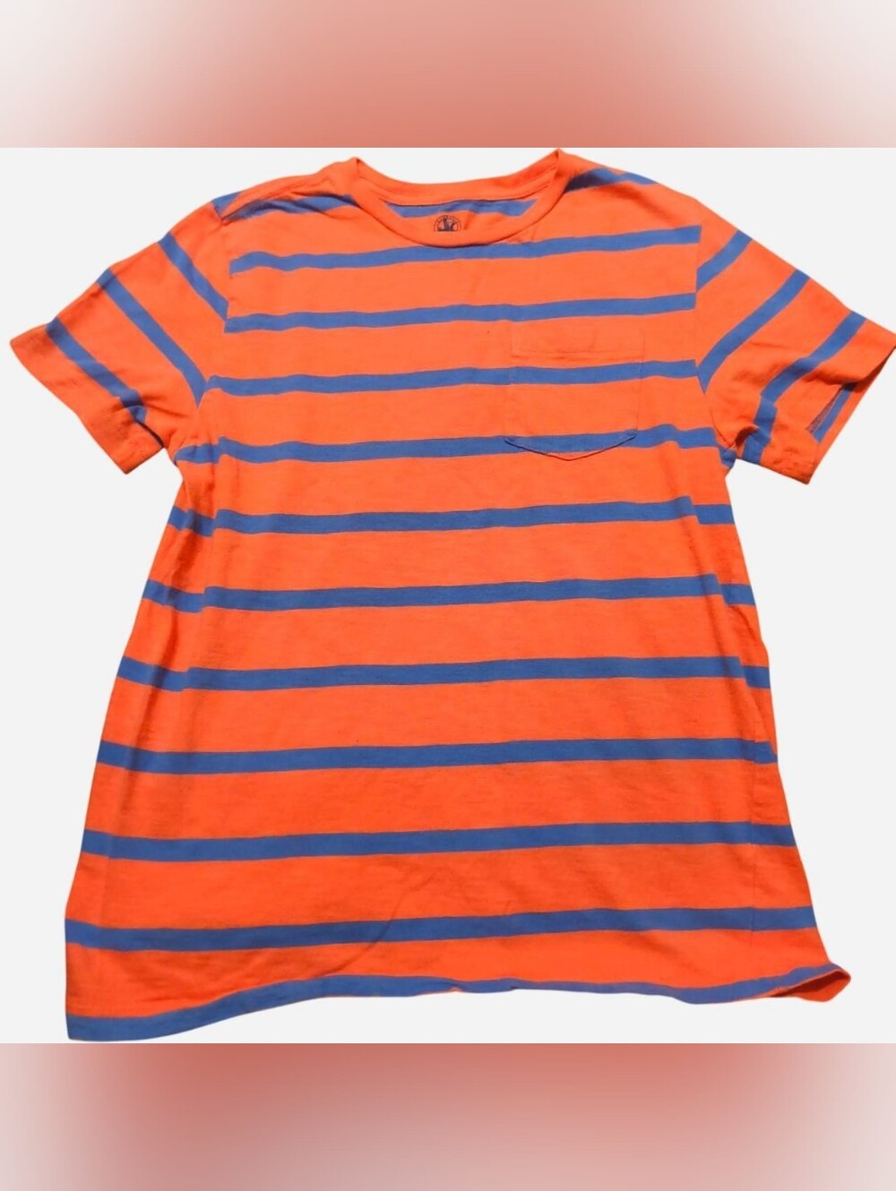 J. Khaki Stripped Shirt Boys Size M